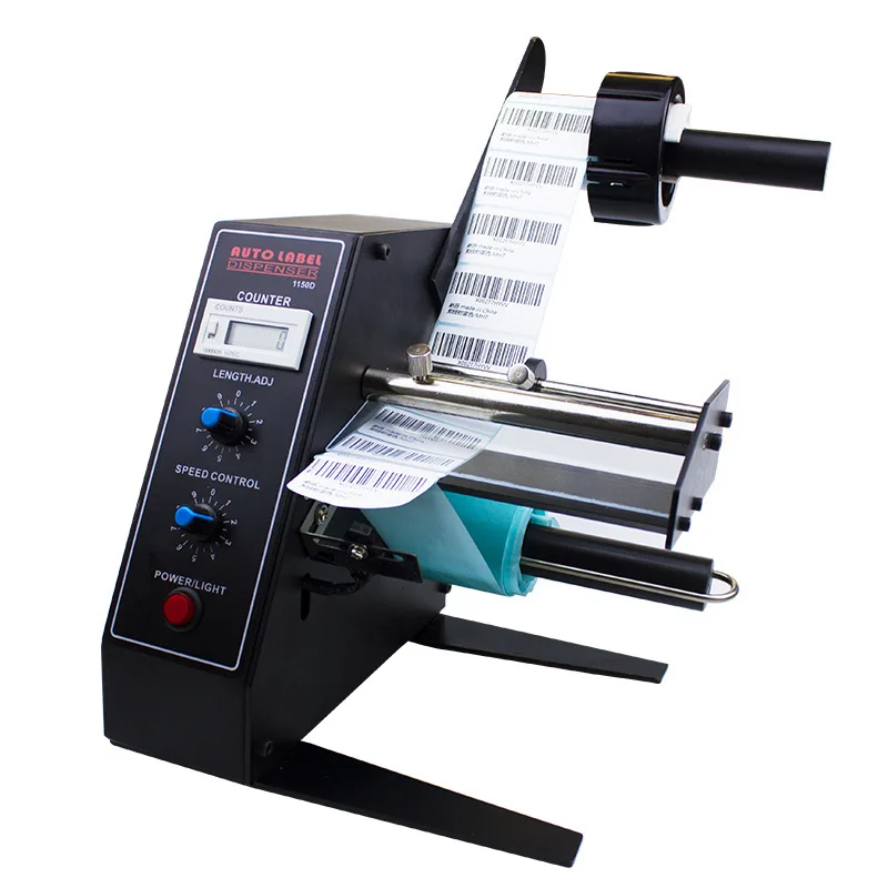 

1150D Auto Label Dispenser Label Stripper Speed Control Auto Counting Intelligent Induction Separation Tearing Labeling Machine