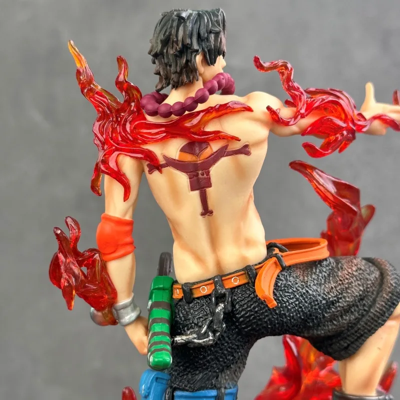 반다이 원피스 수제 GK 창 에이스 주먹 에이스 스태츄 장면 모델 룸 데스크탑 장식 애니메이션 수제 블라인드 박스 생일 선물