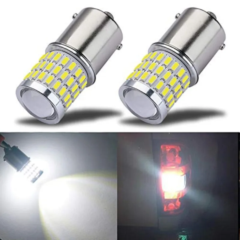 

2pcs 1156 1157 Car LED Lights 3014 54smd T20 Reverse Lights 7440 Turn Signal Lights 3157 Brake Lamp
