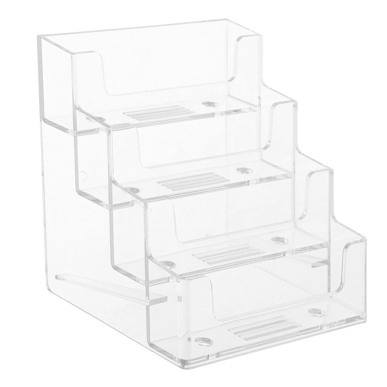 

Business Holder Clear Desktop Organizer For Cards Storage Transparent Design Name Card Stand Tabletop Display
