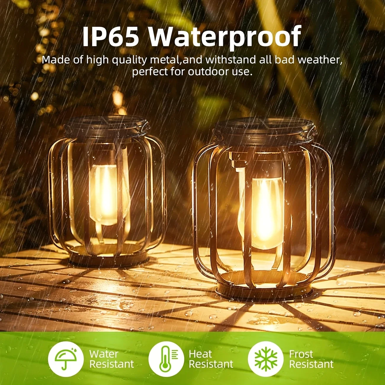 1/2 pièces lanterne solaire lu - Outdoor Lighting Chandelier avis et prix