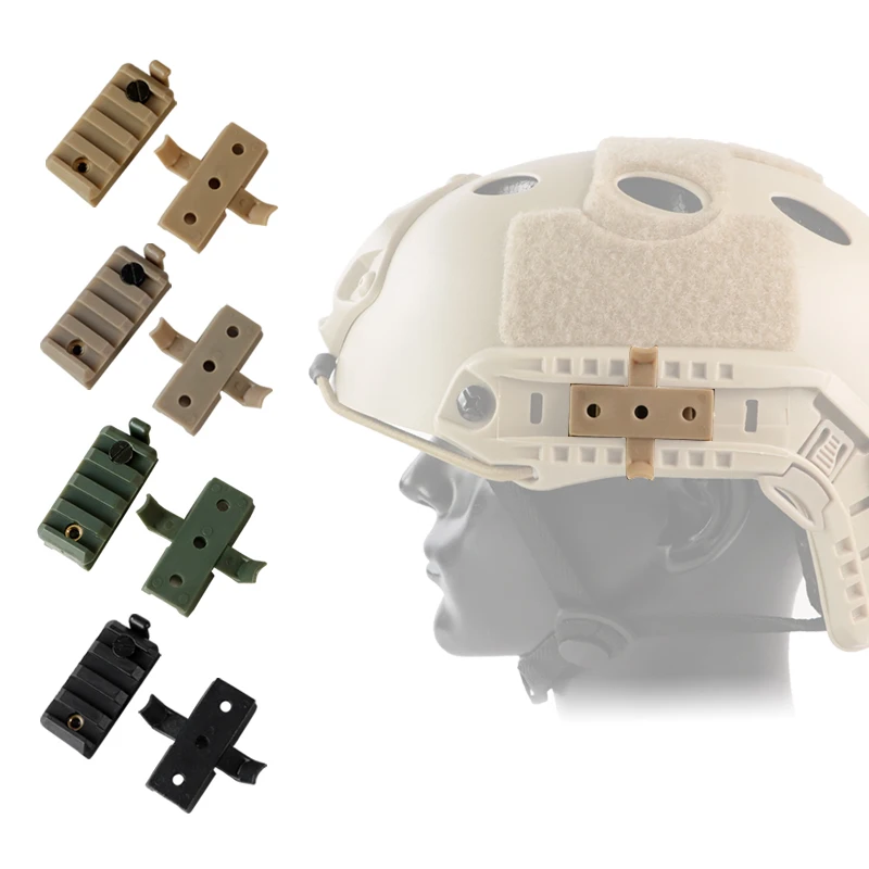 

BOOIU боковой направляющий слайдер для шлема, подставка для фонарика из АБС-пластика с адаптером для шлема Mich, многофункциональный универсальный аксессуар для шлема