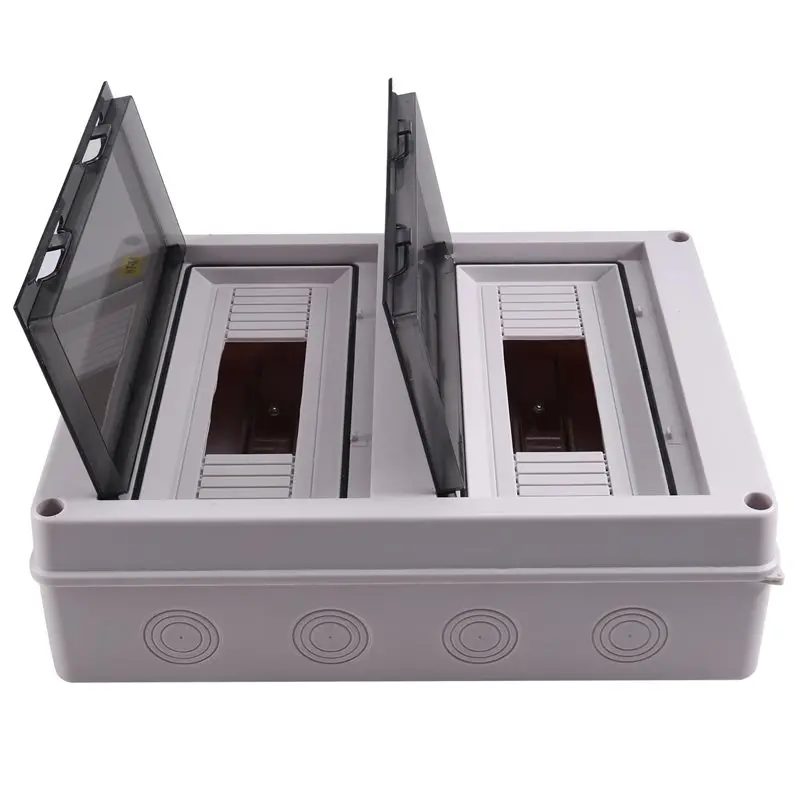 AT51-3X HT Series Junction Box 24WAY PC IP65 Waterproof Distribution Box Outdoor Plastic Electrical HT-24Way