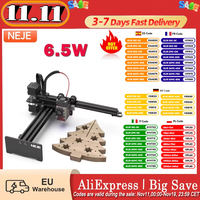Neje 5 A40630 6.5W Laser Engraver and Cutter 170*180mm Compatible with Both Ttl & Pwm Modulation 3 Modes 40Mmx40Mm Cutting Area