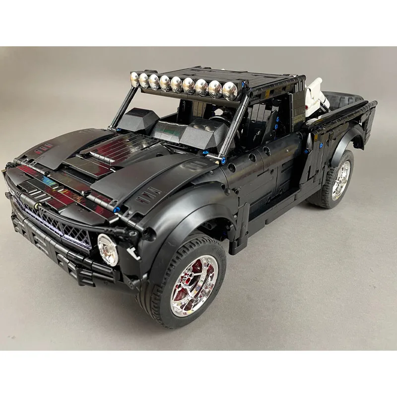 KEJI MOC-113606 Compatible Hill Climbing Muscle Truck 2477 Parts Trophy Truck Model Building Blocks Kids Boys Toy Birthday Gift