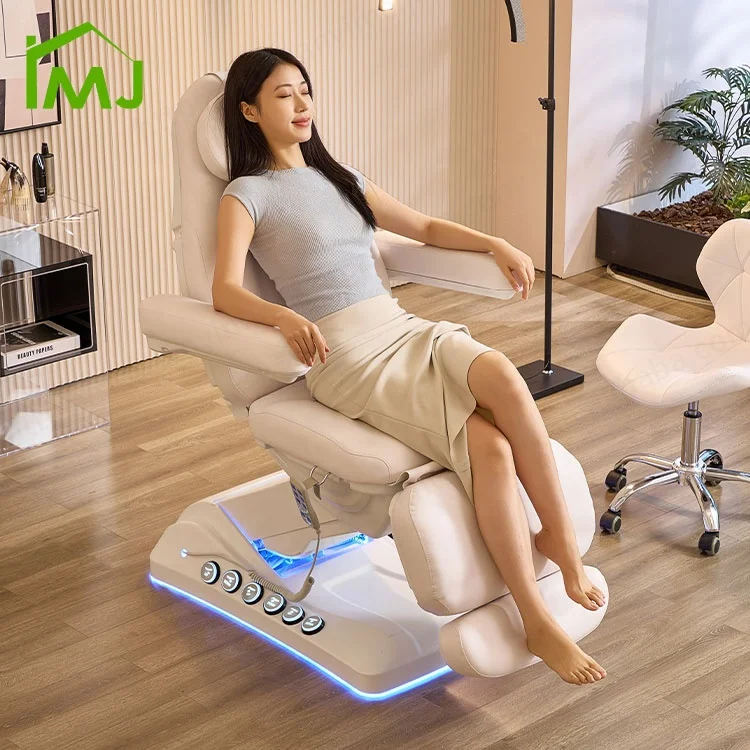 

Modern Salon Furniture Spa Facial Reclining Cosmetic Lash Massage Electric Beauty Bed