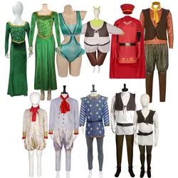 Shrek Cosplay Party Inflatable Costume Hair Band Inflation Pump Outfits Adult Stage Clothes Halloween Carnival Suit