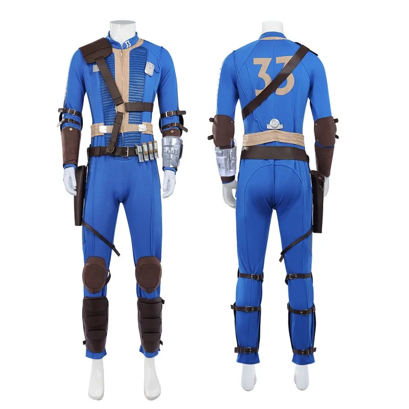 

Lucy Fallouting Cosplay Costume Blue Jumpsuit Men Women Jumpsuit Costume Roleplay Outfits Adult Disguise Halloween Party Suit