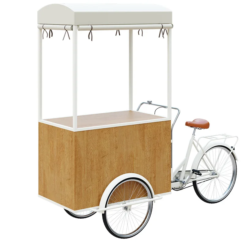 

Outdoor cycling tricycle coffee dessert tourist attractions food truck