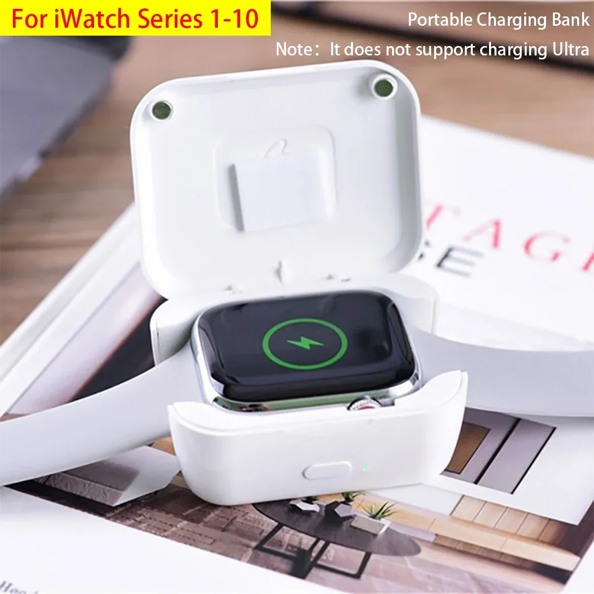 Fast Magnetic Watch Wireless Charger For Apple Watch 1-10 SE IWatch Dock Adapter Power Bank Portable Charging Base Station