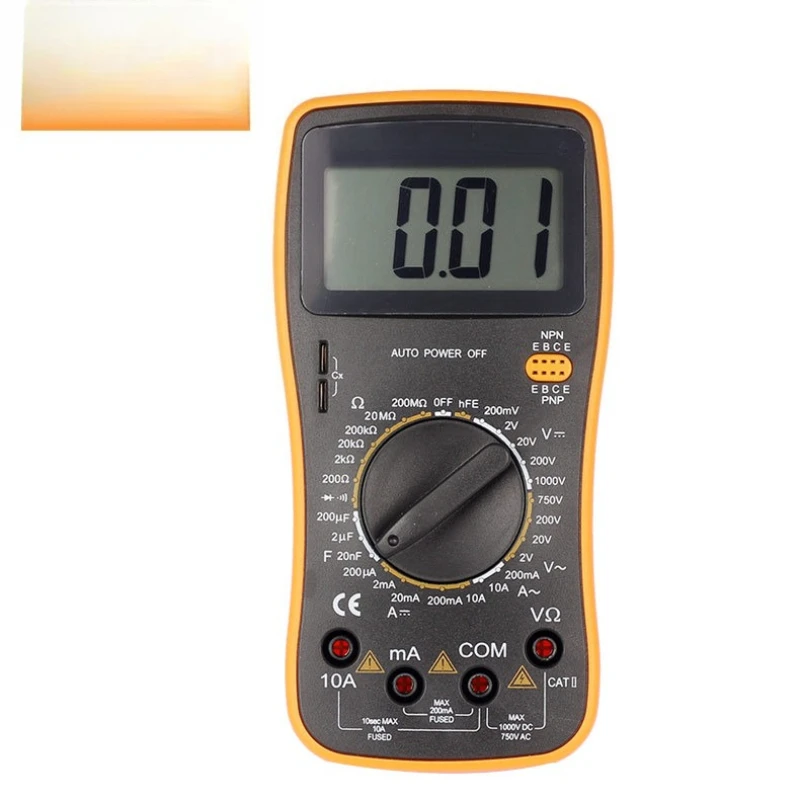 

VC9205 digital multimeter capacitance measurement, digital display multimeter