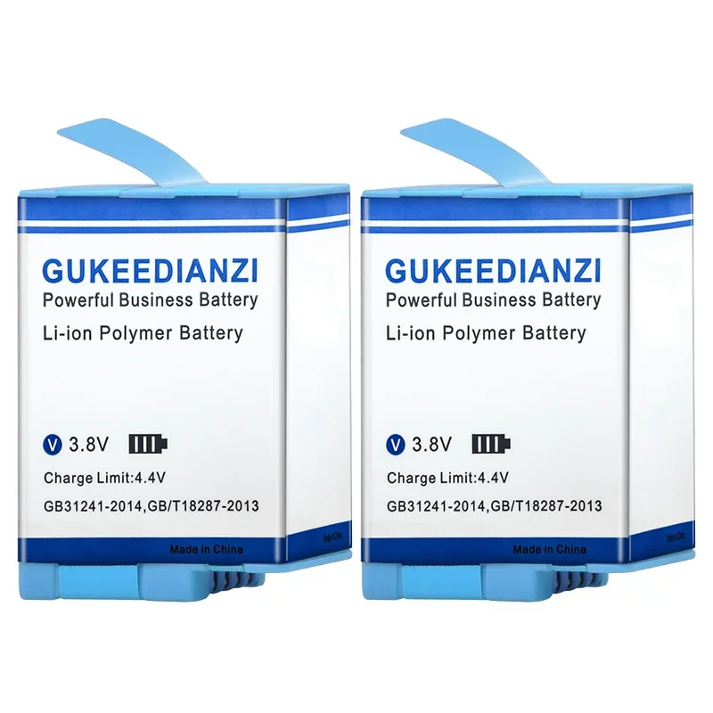 AHDBT-10 Sports Camera Battery For GoPro 9 Hero 10 9 11 12 AHDBT-90 Camera 2300mAh High Capacity