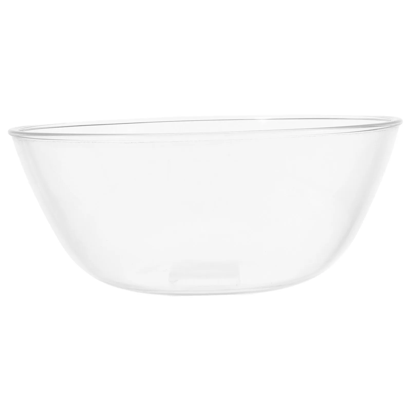 

Clear Glass Mixing Bowls Multi-Purpose Heavy Glass Cooking Bowls Salad Prep Containers Kitchen Use Manual Egg Mixing Cup