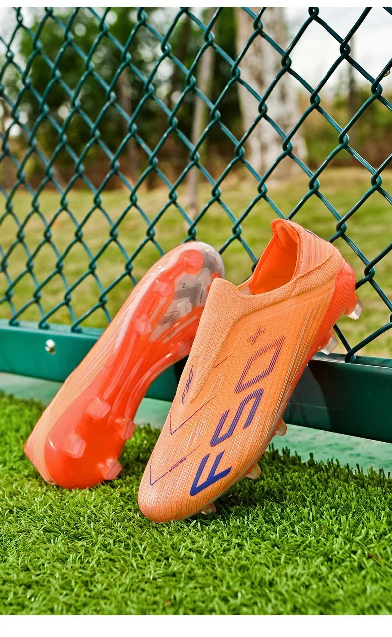 Neue Herren-Fußballschuhe: Rutschfeste Hallen- und Outdoor-Sneaker mit Stollen – Hochwertige Futsal-High-Top-Schuhe für Rasen – Bestseller – Detail 25