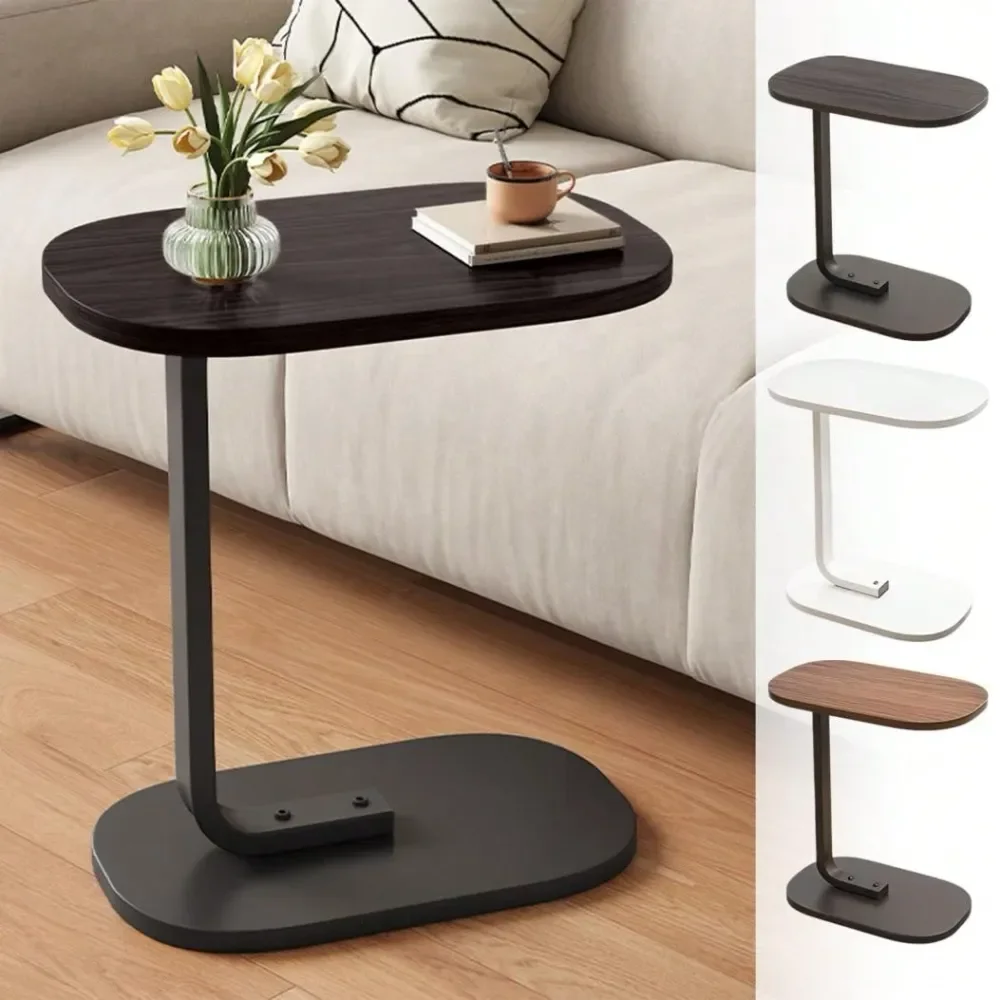 

Приставной столик для дивана, С-образный приставной столик, высотой 24,4 дюйма, для размещения под диваном или кроватью в гостиной