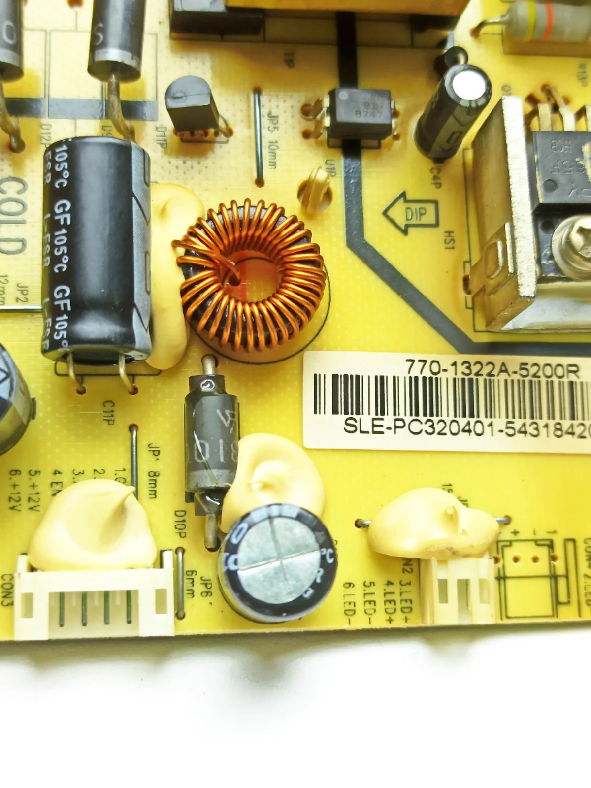 Original TPV C32GX 32GX curved panel power supply board SLE-PC320401 high pressure board