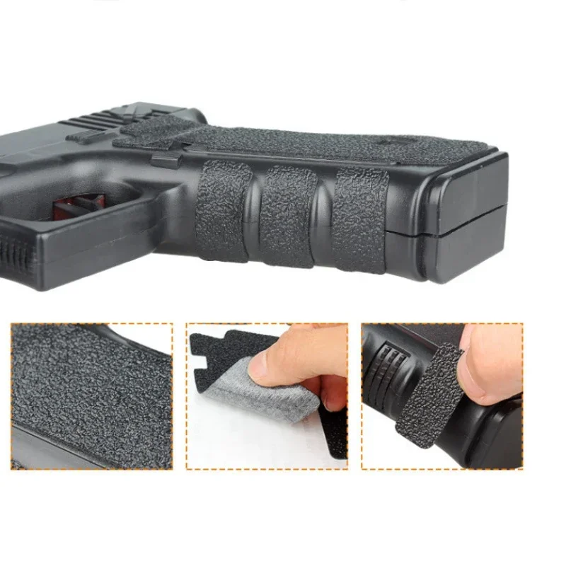 Non-slip Rubber Texture Grip Wrap Tapefor Glock 17 19 20 21 22 25 26 27 33 43 Holster 9mm Pistol Gun Magazine Accessories