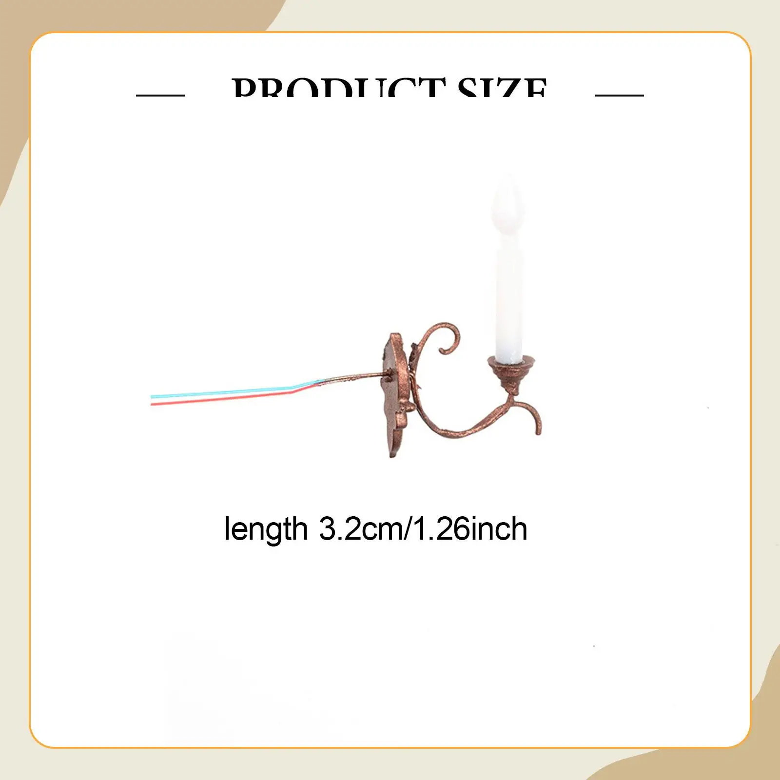 5 قطعة 1:87 مقياس الجدار ملحقات المصابيح محاكاة DIY المشهد الديكور دمية الجدار مصباح نموذج قطار ضوء الشارع نموذج السكك الحديدية #6