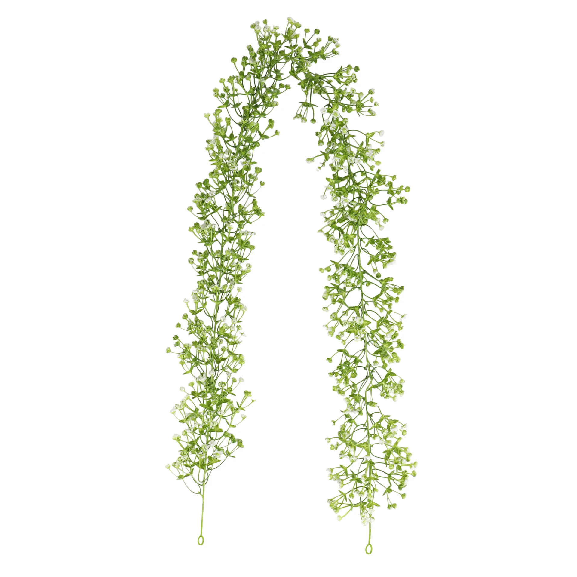 Planta artificial de enredadera con flores, decoración para bodas y hogar, planta verde, árbol, paisajismo, aspecto real, sin mantenimiento