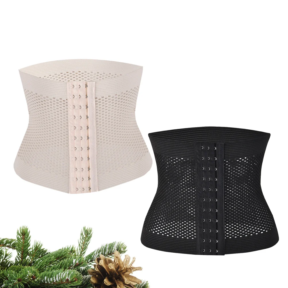 2 pezzi cinghia addominale maternità fascia in vita dopo il parto cintura corsetto dimagrante taglia xl nero chiaro albicocca durevole traspirante