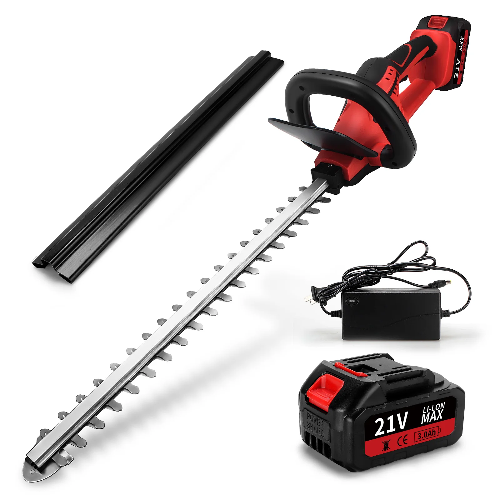 Electric Cordless Lithium battery Power Hedge Trimmer tree trimming machine