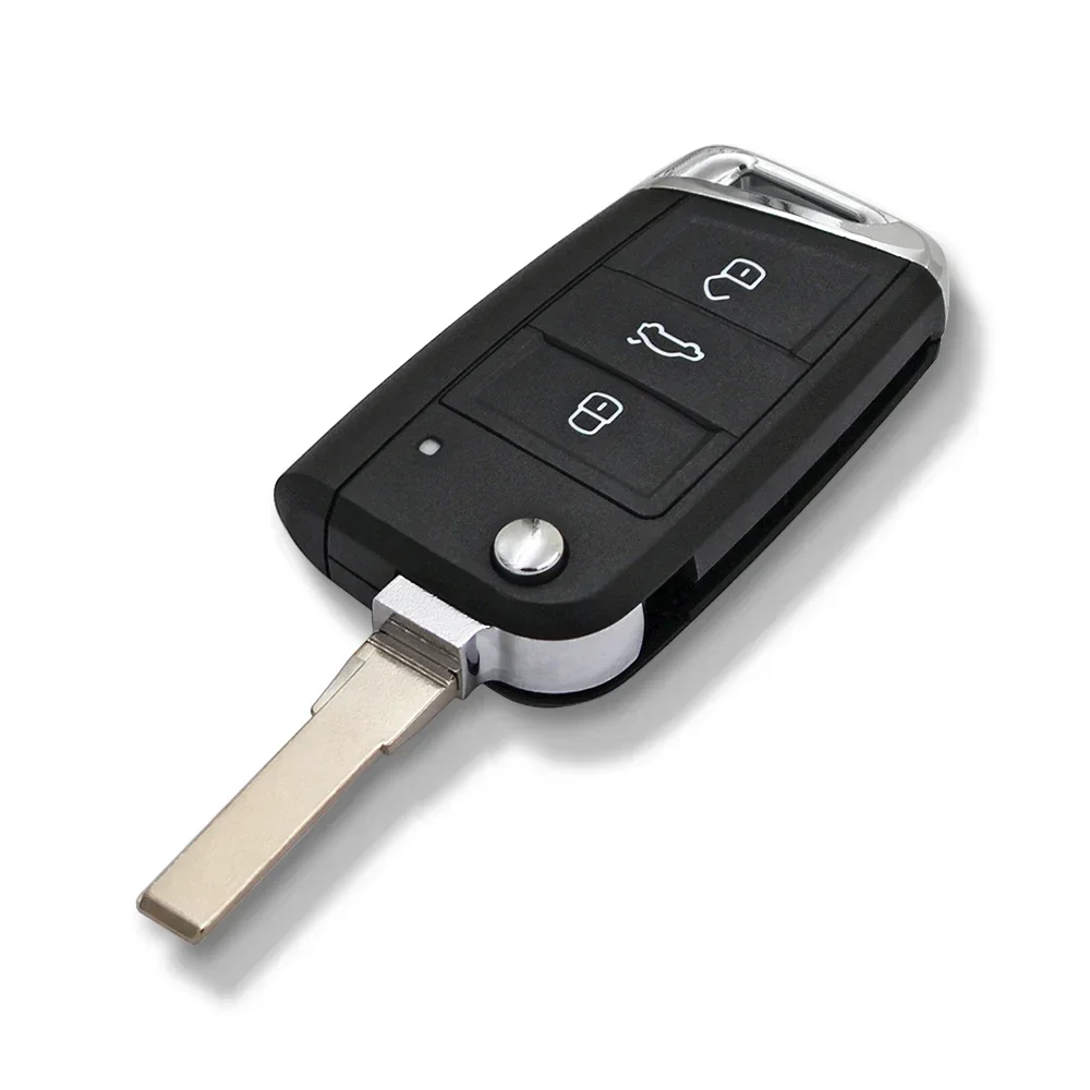 3 pulsanti MQB Chiave A Distanza Borsette Copertura Per Golf 5 7 Sportsvan GTI MK7 Per Skoda Octavia A7 Per Seat HU66/HU162T Lama