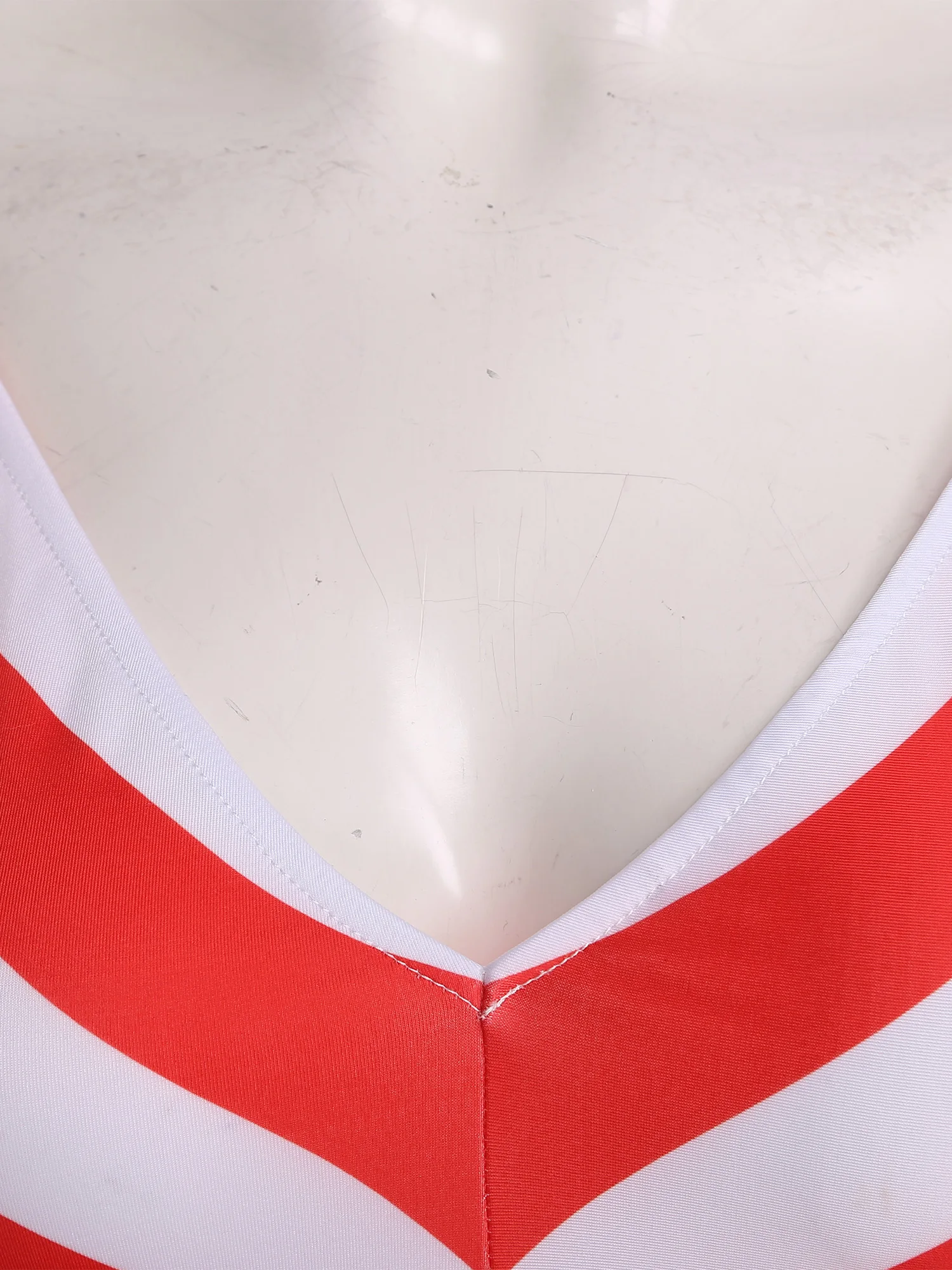 Abito da ballo natalizio da donna, festa di Natale, Capodanno, costume da elfo di Babbo Natale, cinghie regolabili, maniche a tutù in tulle a righe con bastoncino di zucchero