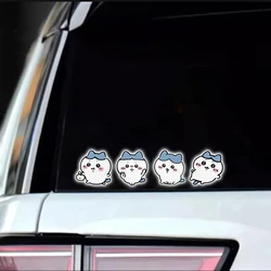 Chiikawa Car Reflective Stickers Hachiware Usagi Motorcycle Decorative Stickers Scratch Stickers Car Decorative Accessories Gift