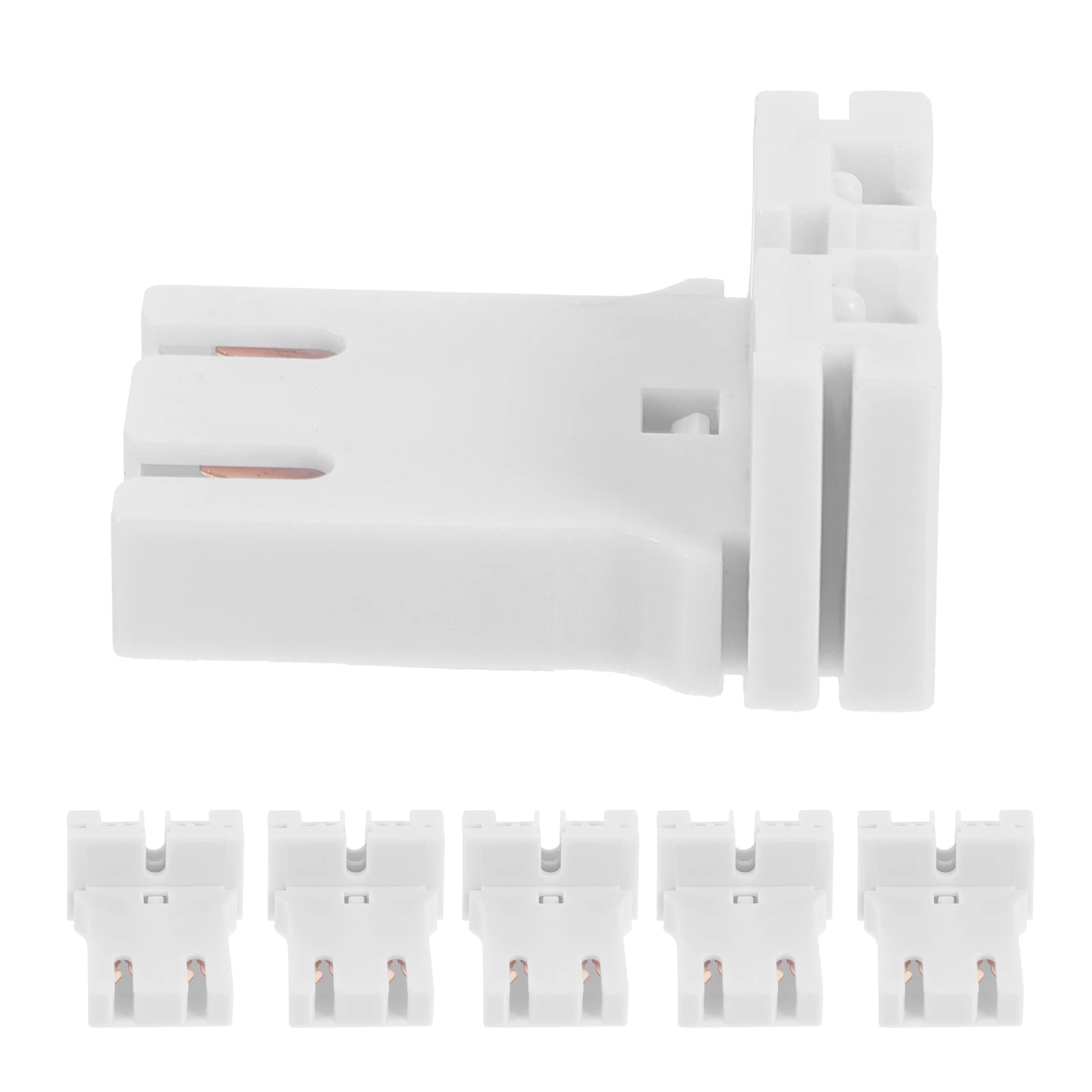 

10Pcs Fluorescent Lamp Holder T12 Light Socket Replacement for Home Office Basement Household Tube Light Fixture