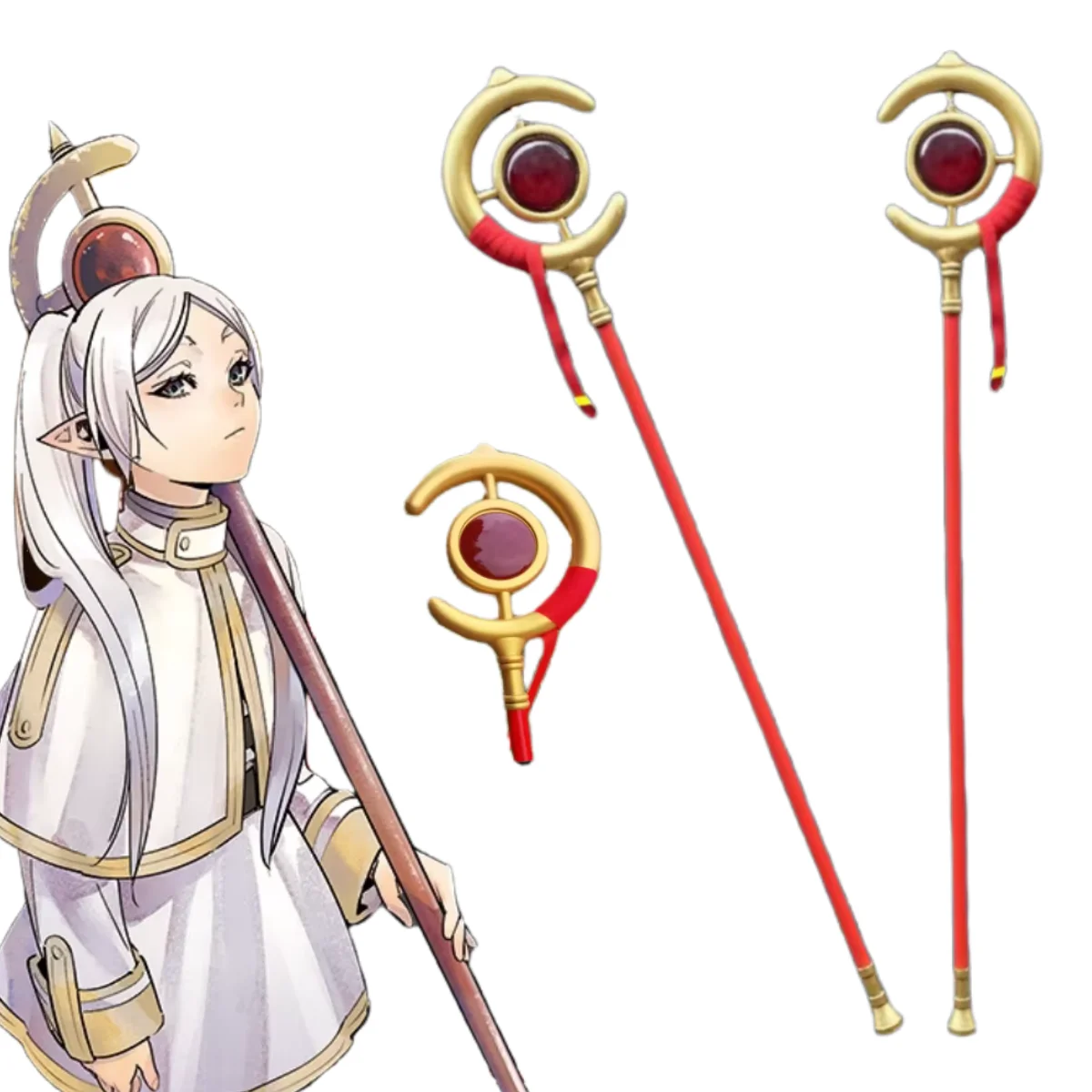 Frieren Cosplay Anime Props Magic Wand Halloween Props