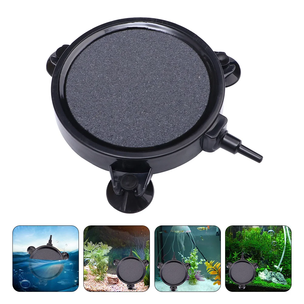 

4Pcs Air Stone Disc Premium Emery Material Even Bubble Diffuser for 90-220Cm Aquarium Fish Tank Oxygen Stone with 4Mm Air Supply