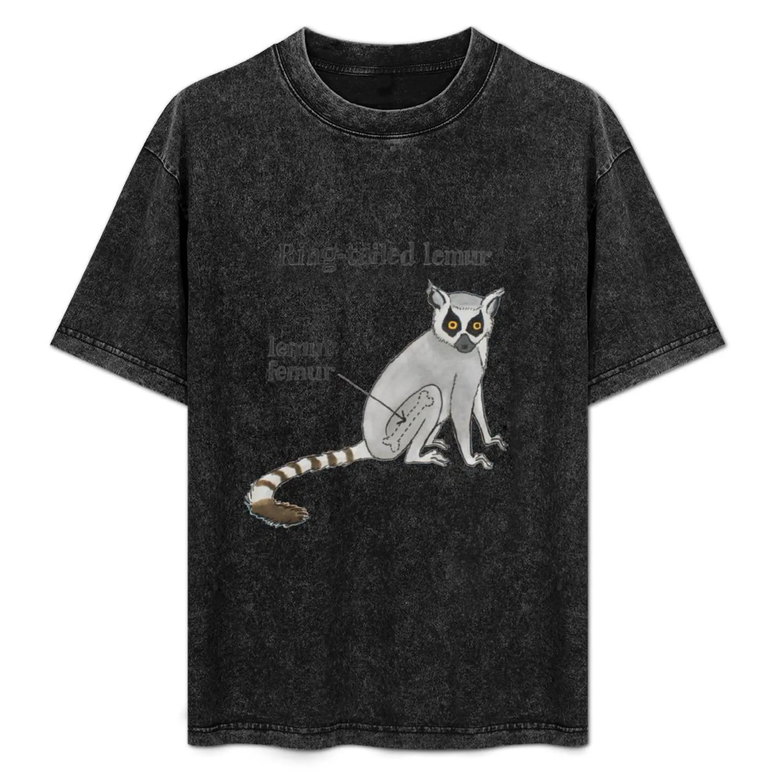 Lemur femur T-Shirt sublime anime t shirts men graphic t shirts