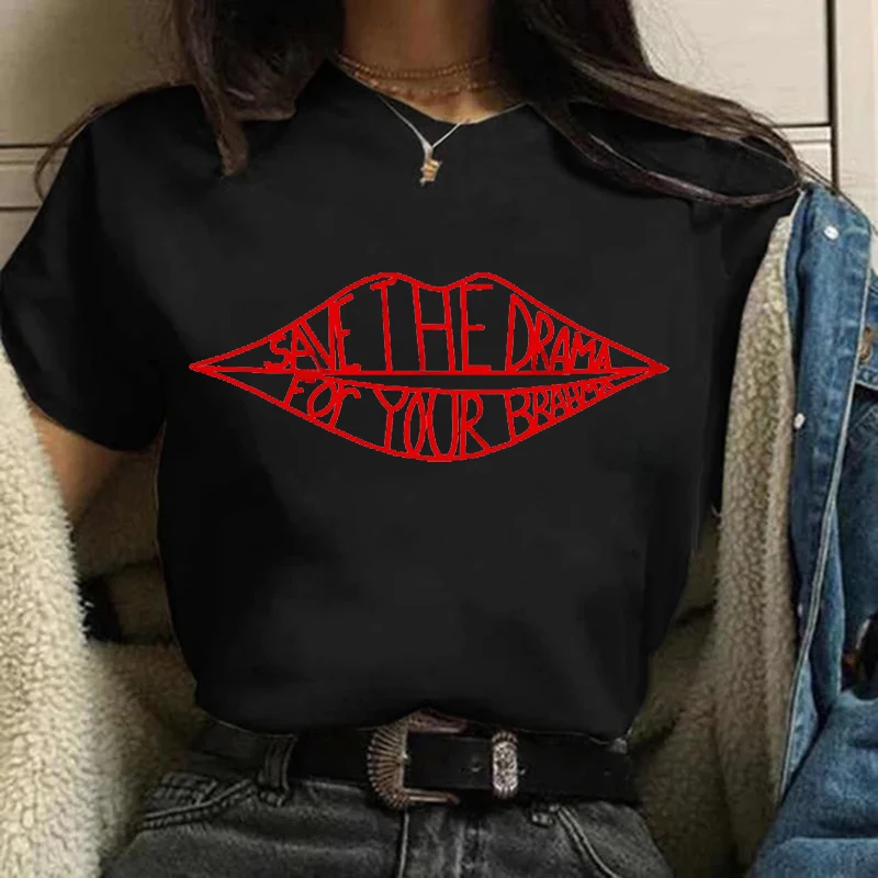 

90s Friends Tv Show Funny Cartoon T Shirt Women Graphic Best Friends Harajuku T-shirt Korean Style Tshirt Vintage Top Female