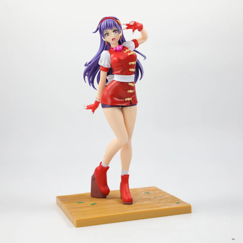 Figura del rey de los luchadores Asamiya Athena figuras de acción estatua de Pvc Gk modelo de Anime colección de muñecos decoración de escritorio juguete regalo de cumpleaños