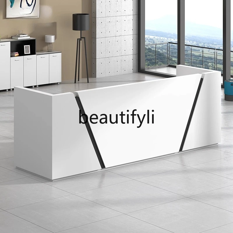 

Checkout page Shop Small front desk Reception desk Simple modern paint Welcome desk Beauty salon School training Bar