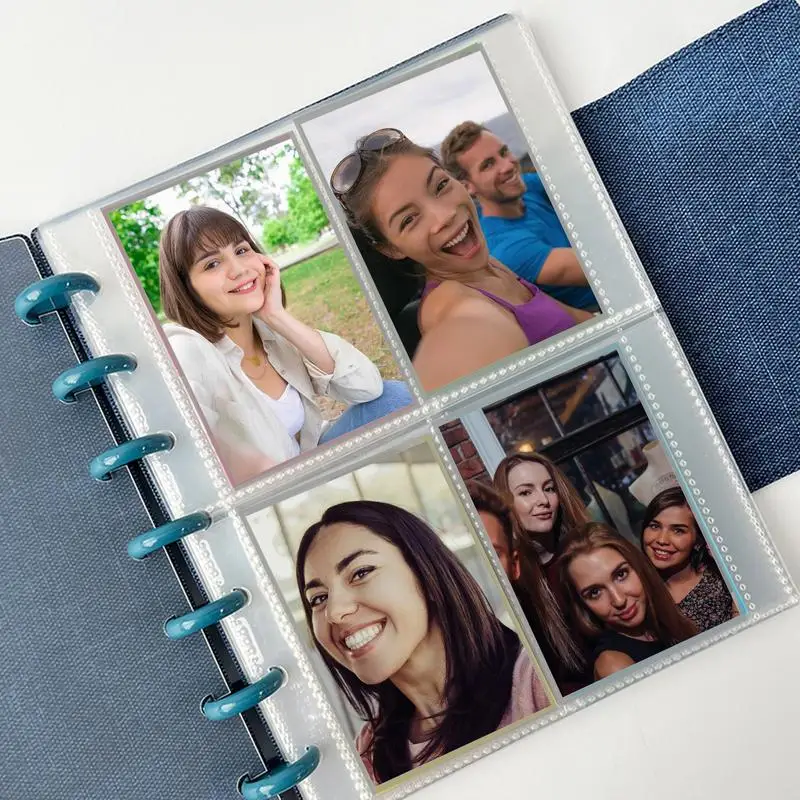 Card Sleeves Colored Card Film Photo Card Protector 50 Pcs Waterproof Thickened Photocard Binder Sleeves Album Photocard