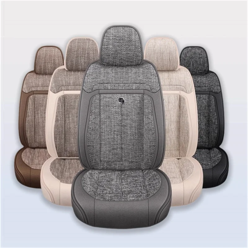 

Four Seasons Universal Full Surround Thickened Linen Car Seat Cover High Quality Car Accessories