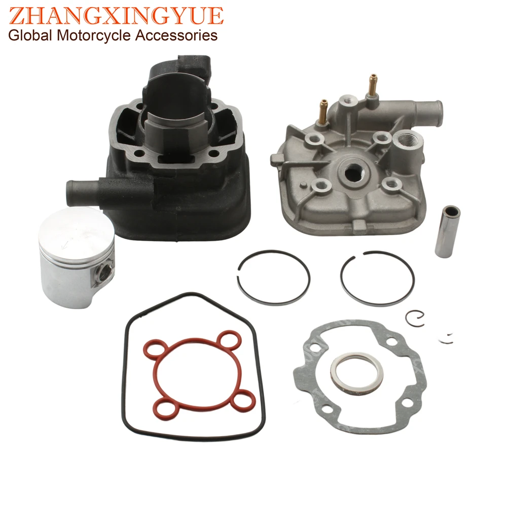 70cc 47mm Big Bore Cylinder Kit & Head For Peugeot Speedfight 2 50cc  Scooter 2T Engine Parts