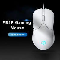 INPHICINPHIC PB1P 6 Button 4800DPI Ergonomic Optical USB CoButton 4800DPI Ergonomic Optical USB Computer Mouse Wired Gaming mice