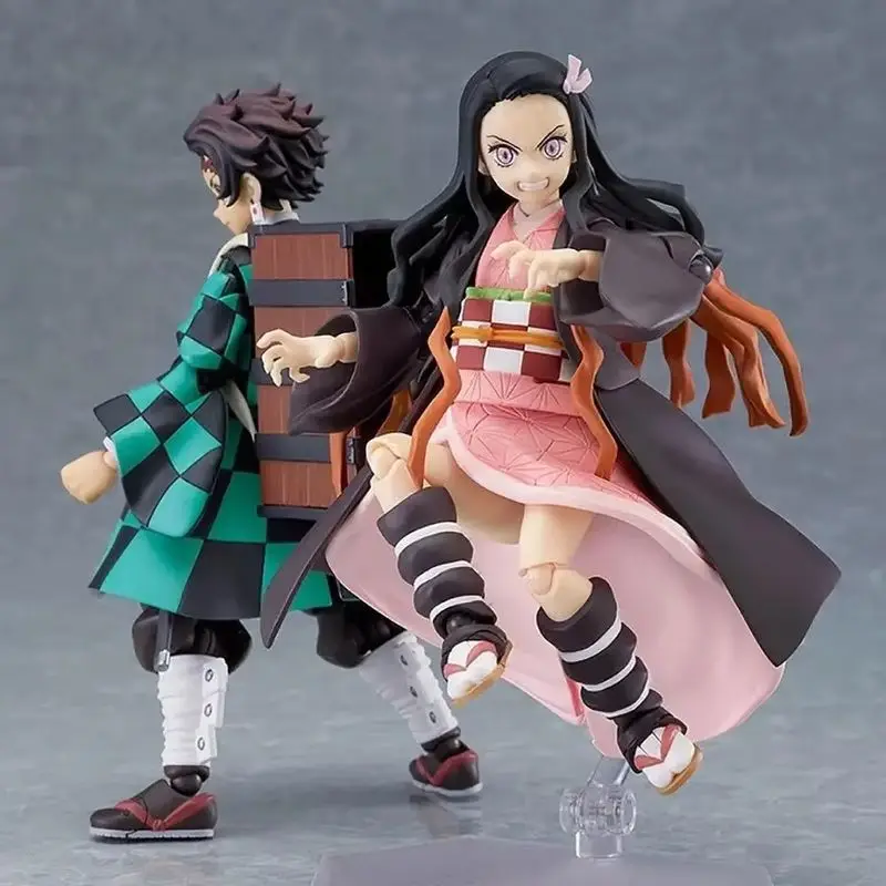 Figurine d'action Demon Slayer, Figma Rengoku, Kyoujurou, Kamado Tanjirou, Kamado Nezuko, figurine d'anime, statue, jouets de renforcement, 533, 508/522