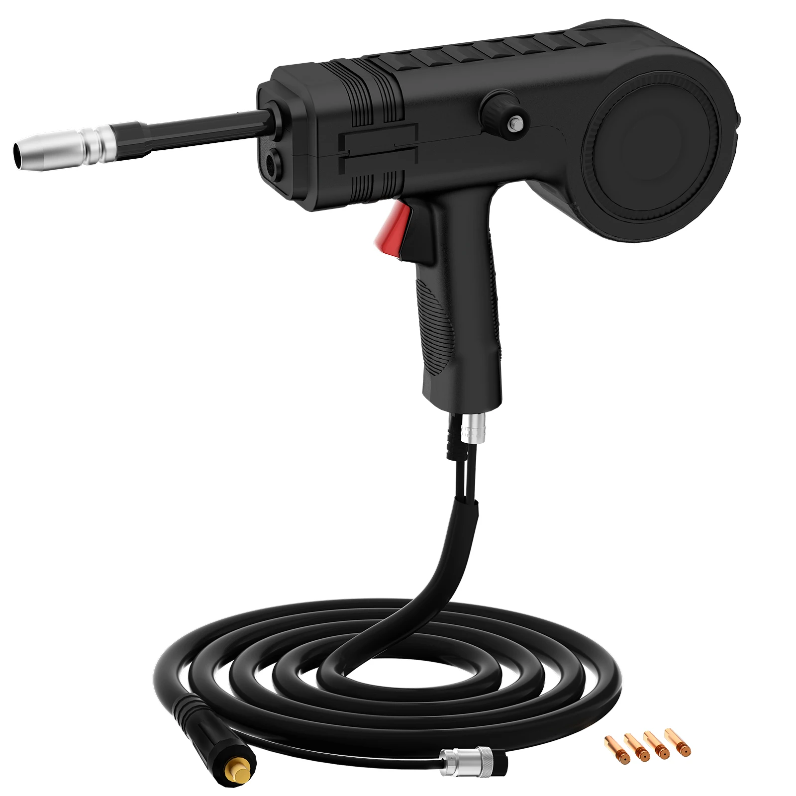 HITBOX Spool Gun For HIM200 Welding Machine 3 Meter 4 Pins Plug European Connector Portable MIG Handheld Welding Gun Accessories