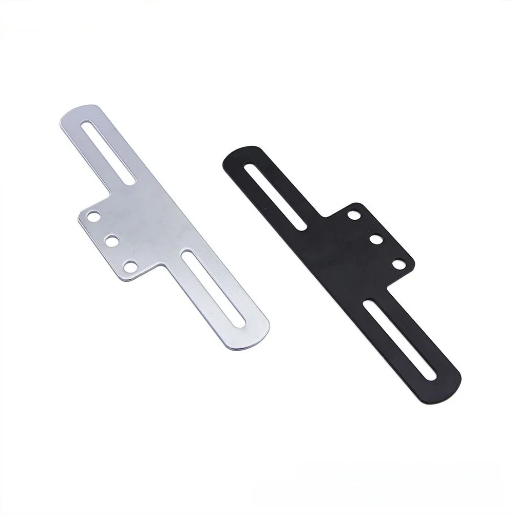 

Кронштейн номерного знака мотоцикла для мотоциклов и электронных велосипедов, темно-серебристый утюг, компактное низкопрофильное крепление, устойчивое к атмосферным воздействиям