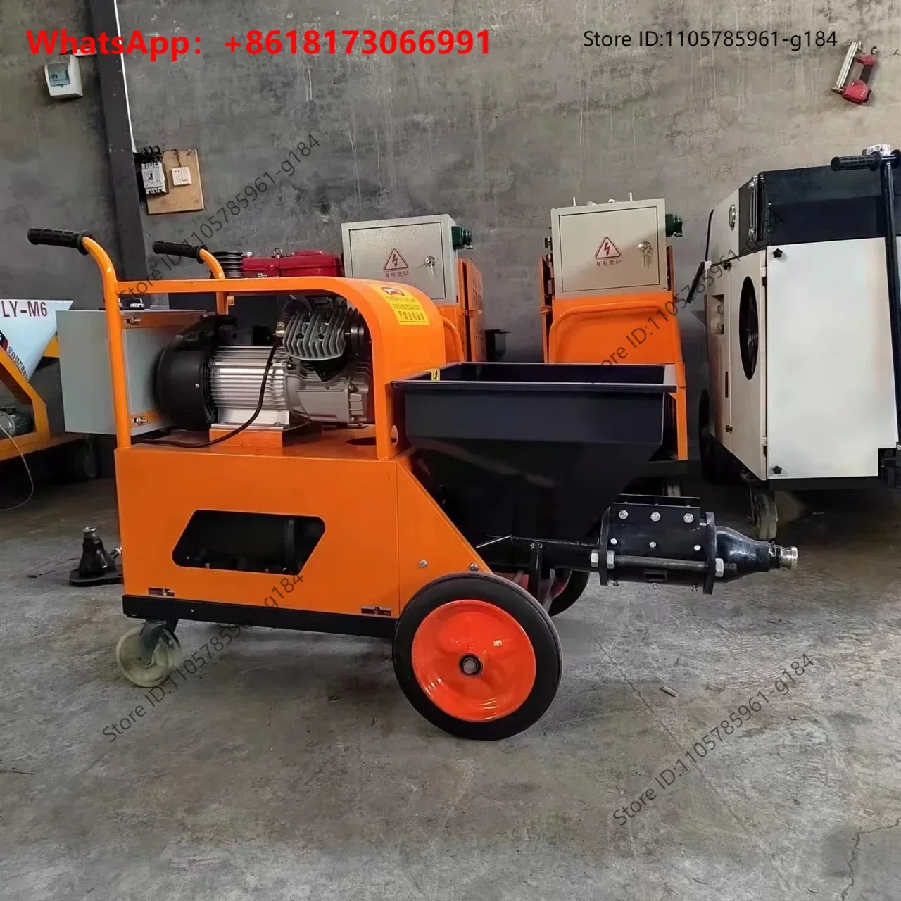 Price Cement Concrete spraying machine Electric mortar Wall Plastering Machine with mixer