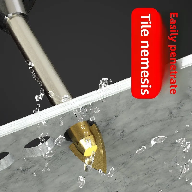 Alloy triangle, ceramic glass, cement wall tiles, marble, open drill bits