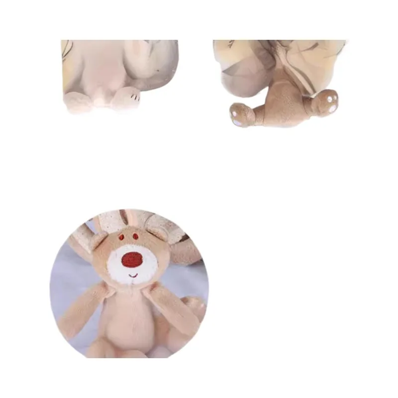 Bebê nórdico cama chocalhos pendurado brinquedos da criança espiral pram brinquedo carrinho de bebê urso de pelúcia coelho móvel 0 6 12 meses carrinho