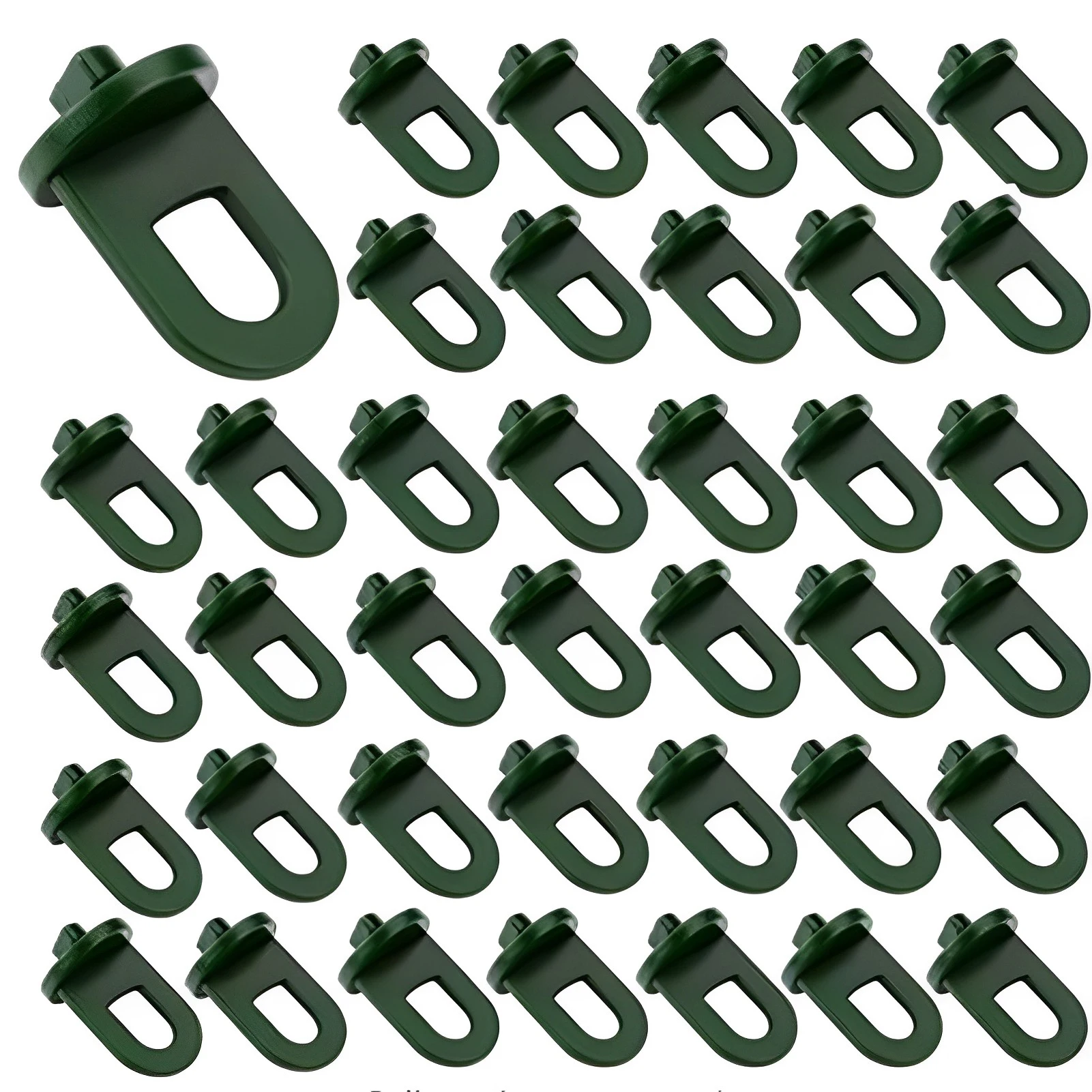 50pcs Plant Inside Greenhouse Reusable Tied Buckle Hanging Anchors Support Clips Insulation Clips