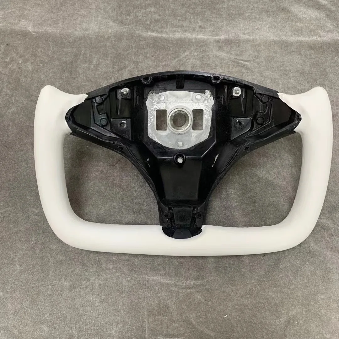 Suitable for T e s l a Model3/Y/S/X modified carbon fiber Yoke steering wheel