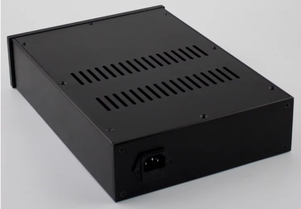 

Black Full aluminum amplifier enclosure/chassis/AMP box YA37