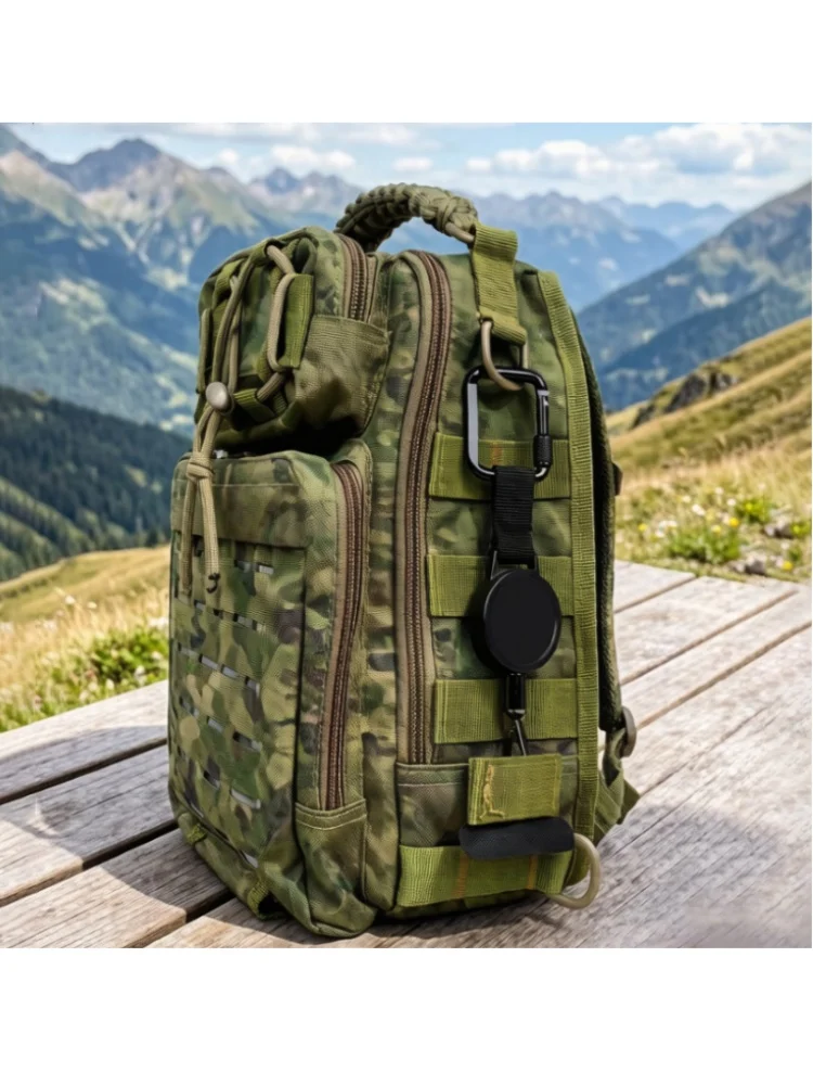 AliExpress NONE Anti-theft mobile phone holder with locking buckle and rope for hiking, cycling and rock climbing to prevent falls