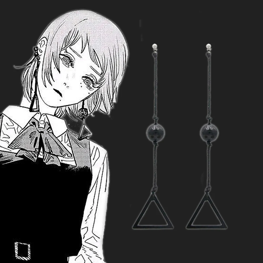 Аниме бензопила, мужская версия, голодный дьявол, знаменитый дьявол, черный треугольный дьявол, женская бижутерия